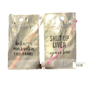 Resuable Drink Pouch Funny Adult Capri Sun Beach Party Bachelorette Gifts New